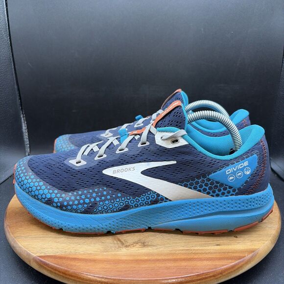 Brooks Other - Brooks Divide 3 Mens Size 9.5 D Trail Running Shoes Blue Sneakers 1103811D490